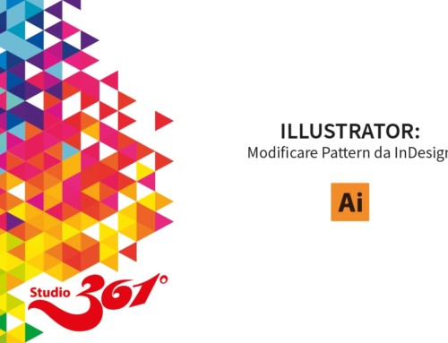 ILLUSTRATOR: Modificare Pattern da InDesign